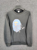 Bape Thrashed Vintage 90s A Bathing Ape Sun Faded Sweatshirt T-Shirts, Hoodie | FlexRushtees.com