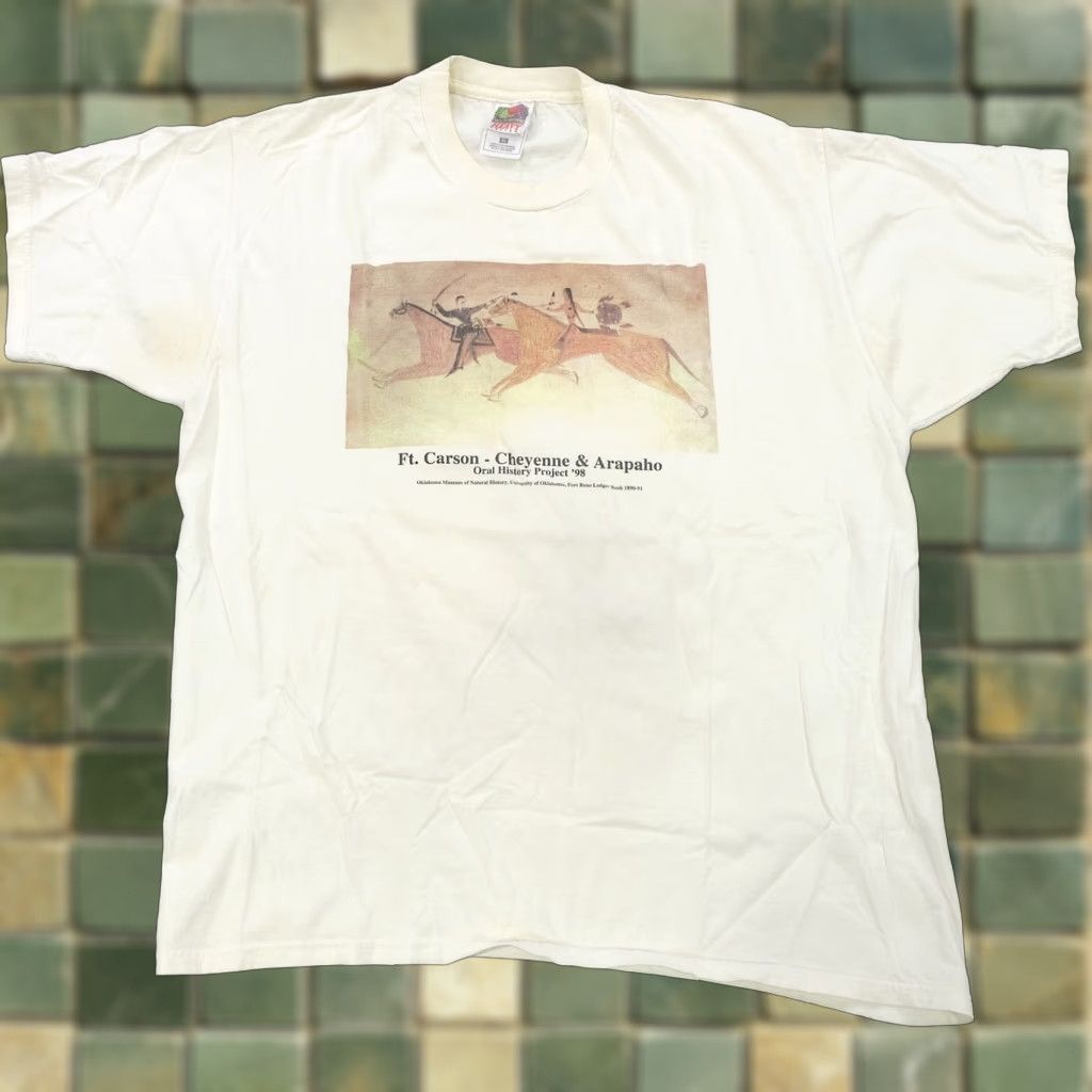 Fruit Of The Loom Rare Vintage Oklahoma Museum Of Natural History Fort Carson 1998 T Shirt 90s Xl Me Hoodie, Sweatshirt