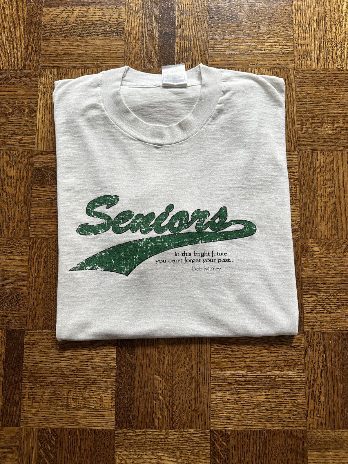 Vintage 90s Seniors Bob Marley Quote Graphic Tee Hoodie, Sweatshirt | FlexRushtees.com