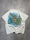 Japanese Brand X Vintage Vintage Caribbean 1993 Faded Mudwash Ocean Tee Shirt