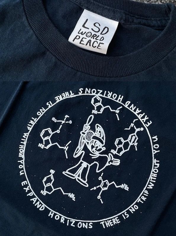 Lsdworldpeace Lsd World Peace The Hofmann Tee Large Hoodie, Sweatshirt | FlexRushtees.com