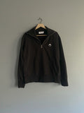Serre Marine Serre White Line Half Zip Sweatshirt
