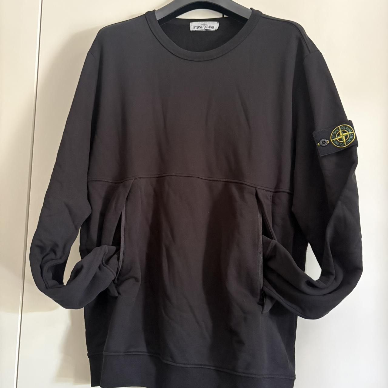 Island Stone Island Front Pocket Crewneck Sweatshirt T-Shirts, Hoodie | FlexRushtees.com