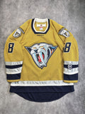 Nhl Vintage Nashville Predators Hockey Jersey 2000 01 90s Patch