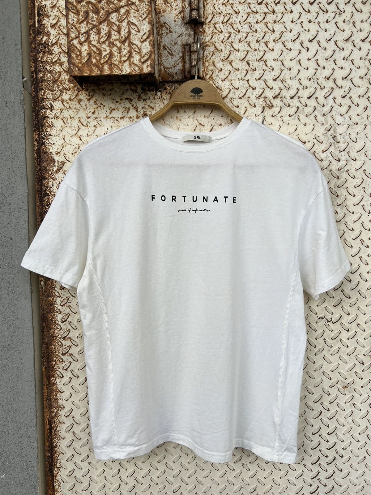 Japanese Brand Grl Fortunate Women White Tee