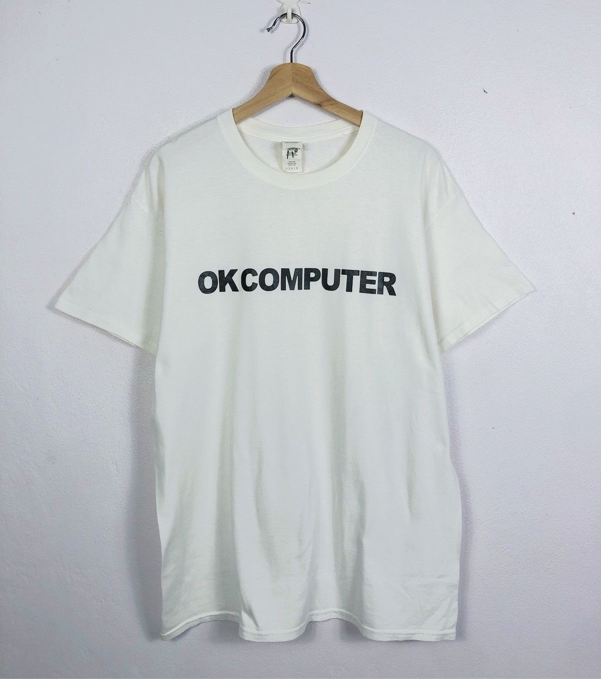 Band Tees Rare Radiohead Ok Computer Band Tee Hoodie, Sweatshirt | FlexRushtees.com
