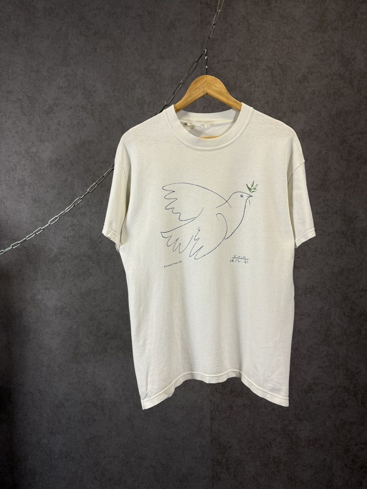Picasso 2003 Vintage Art Tee Hoodie, Sweatshirt | FlexRushtees.com