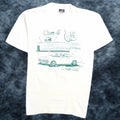 Vintage Class Of 65 A W Diner T Shirt Adult Large White Screen Stars Graphic 60s 65 Mens