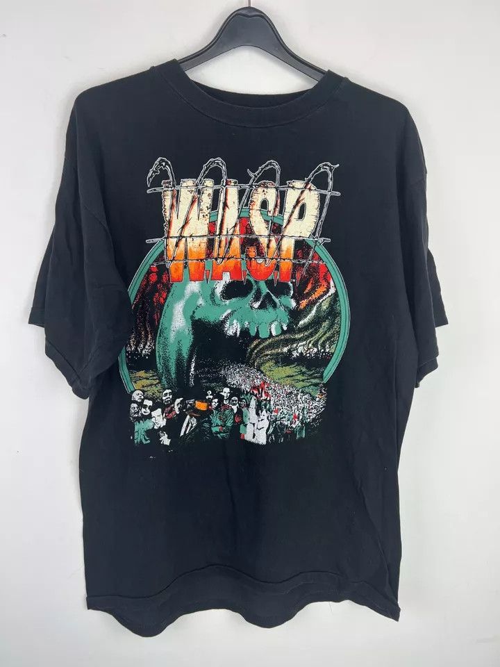 Vintage Wasp 89 Headless Shirt 1989 European Tour Concert Hoodie, Sweatshirt | FlexRushtees.com