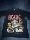 Band Tees Early 2000s Acdc T Shirt Hells Bells