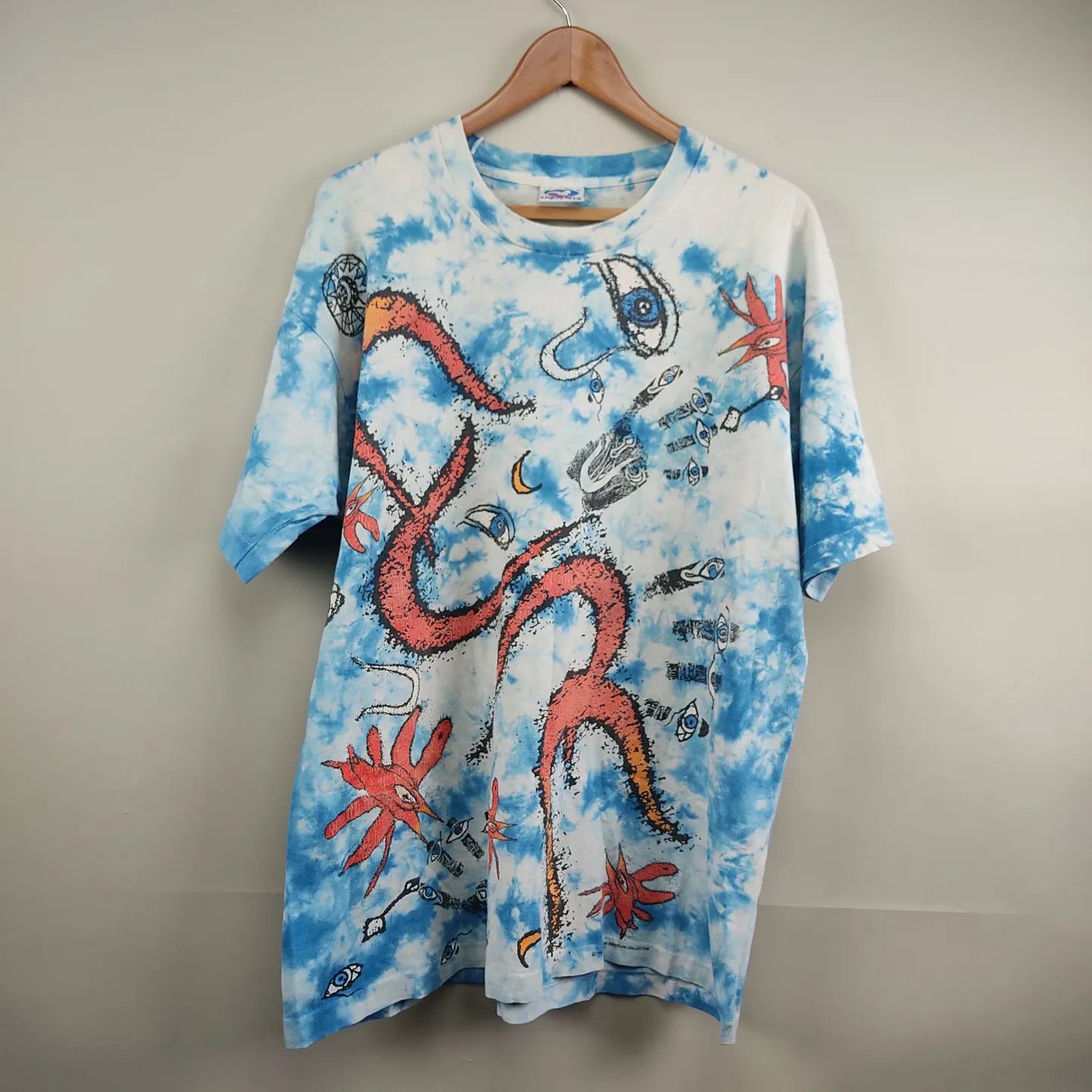 The Cure X Vintage 1992 The Cure Liquid Blue Wish Tour All Over Print T-Shirts, Hoodie, Sweatshirt | FlexRushtees.com