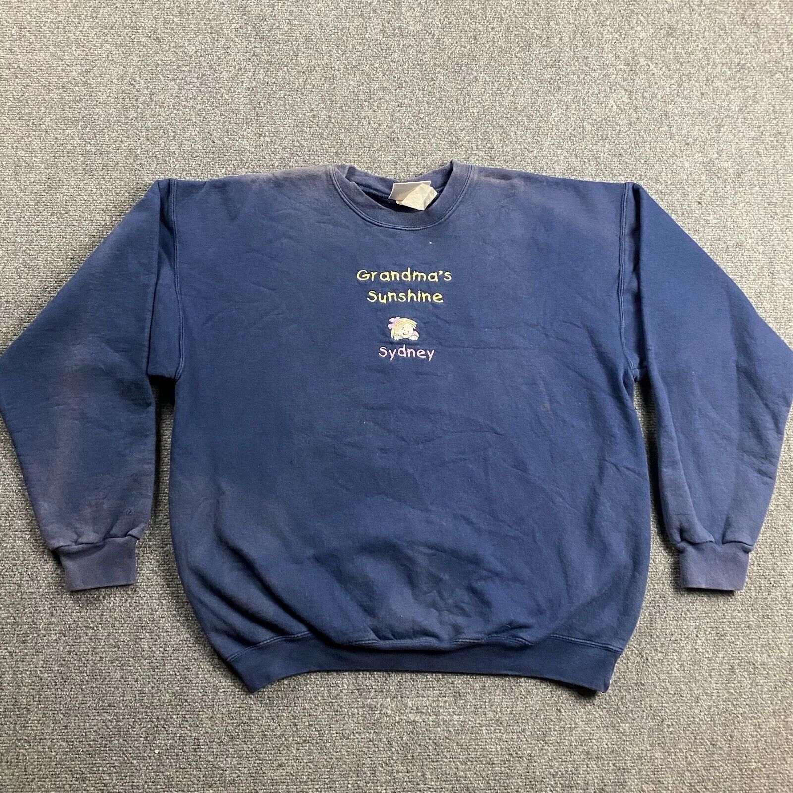 Vintage Hanes Sweatshirt Men Large Grandma S Sunshine Sydney