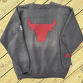 Starter Vintage 90s Chicago Bulls Starter Crewneck Xl Sun Faded T-Shirts, Hoodie, Sweatshirt | FlexRushtees.com