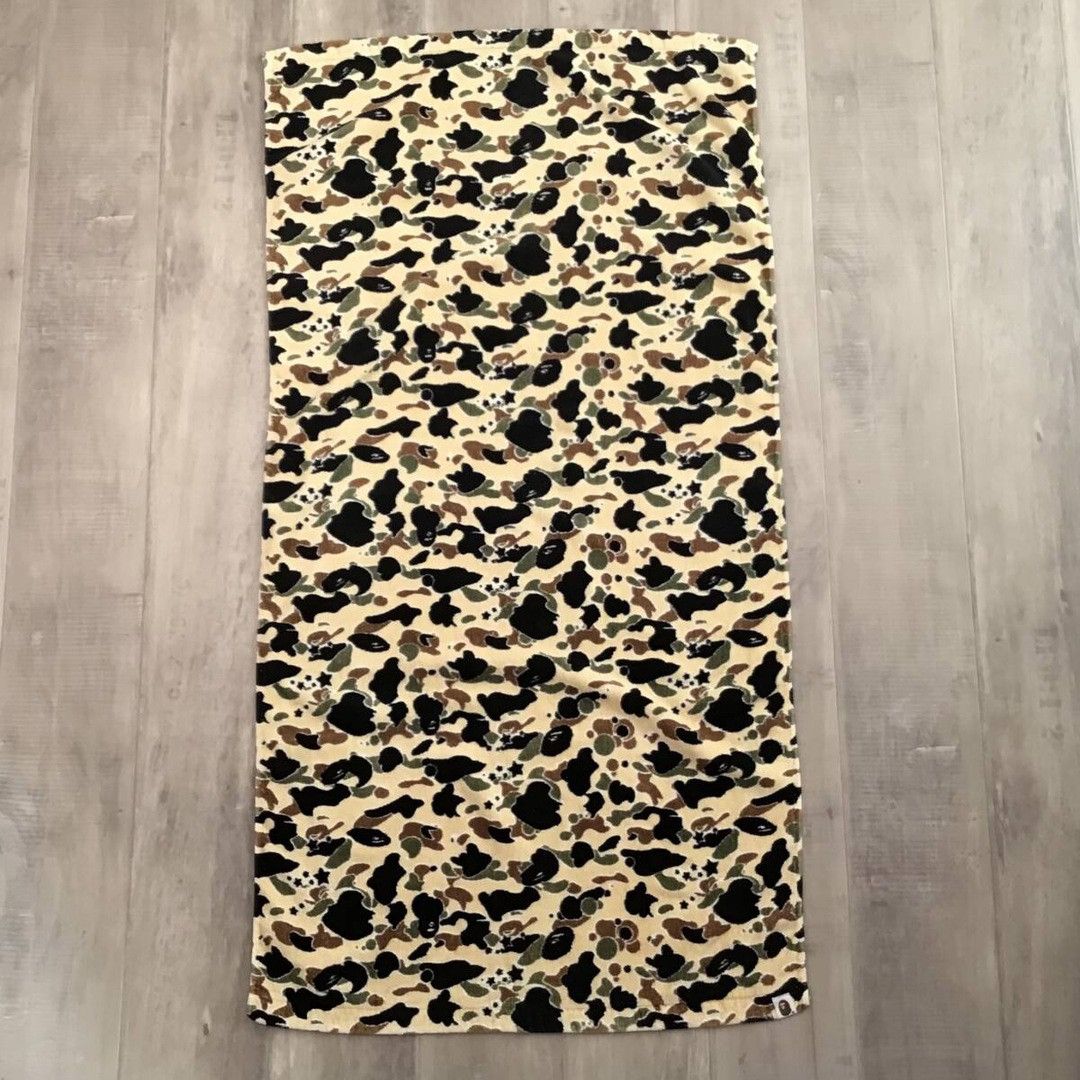 Vintage Bape Sta Camo Beach Towel A Bathing Ape Star Nigo