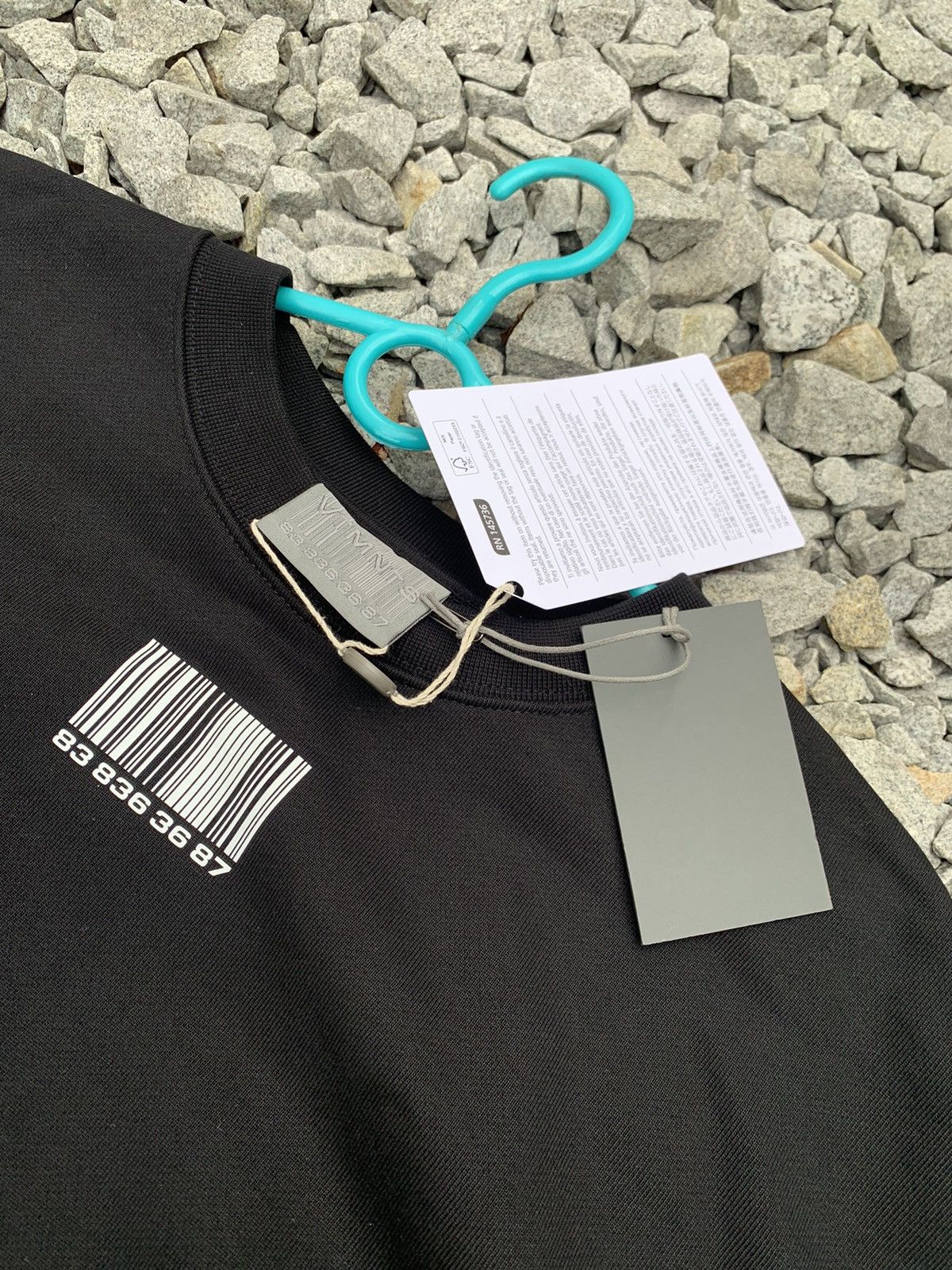 Vetements Vtmnts Barcode Sweatshirt Vetements T-Shirts, Hoodie | FlexRushtees.com