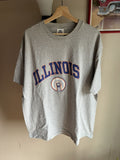 Vintage Illinois Misprinted College Tee Hoodie, Sweatshirt | FlexRushtees.com
