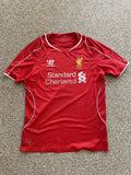 Warrior Liverpool 14 15 Home Kit Standard Chartered