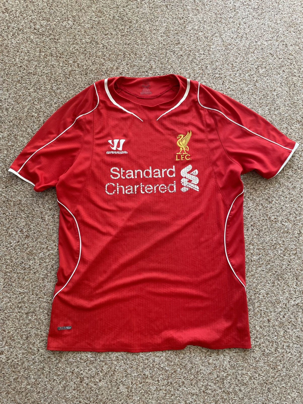 Warrior Liverpool 14 15 Home Kit Standard Chartered