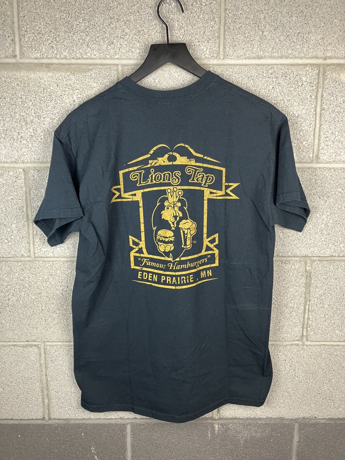 Vintage Lions Tap Graphic Tee Famous Burger Art T Shirt Rare Hoodie, Sweatshirt | FlexRushtees.com