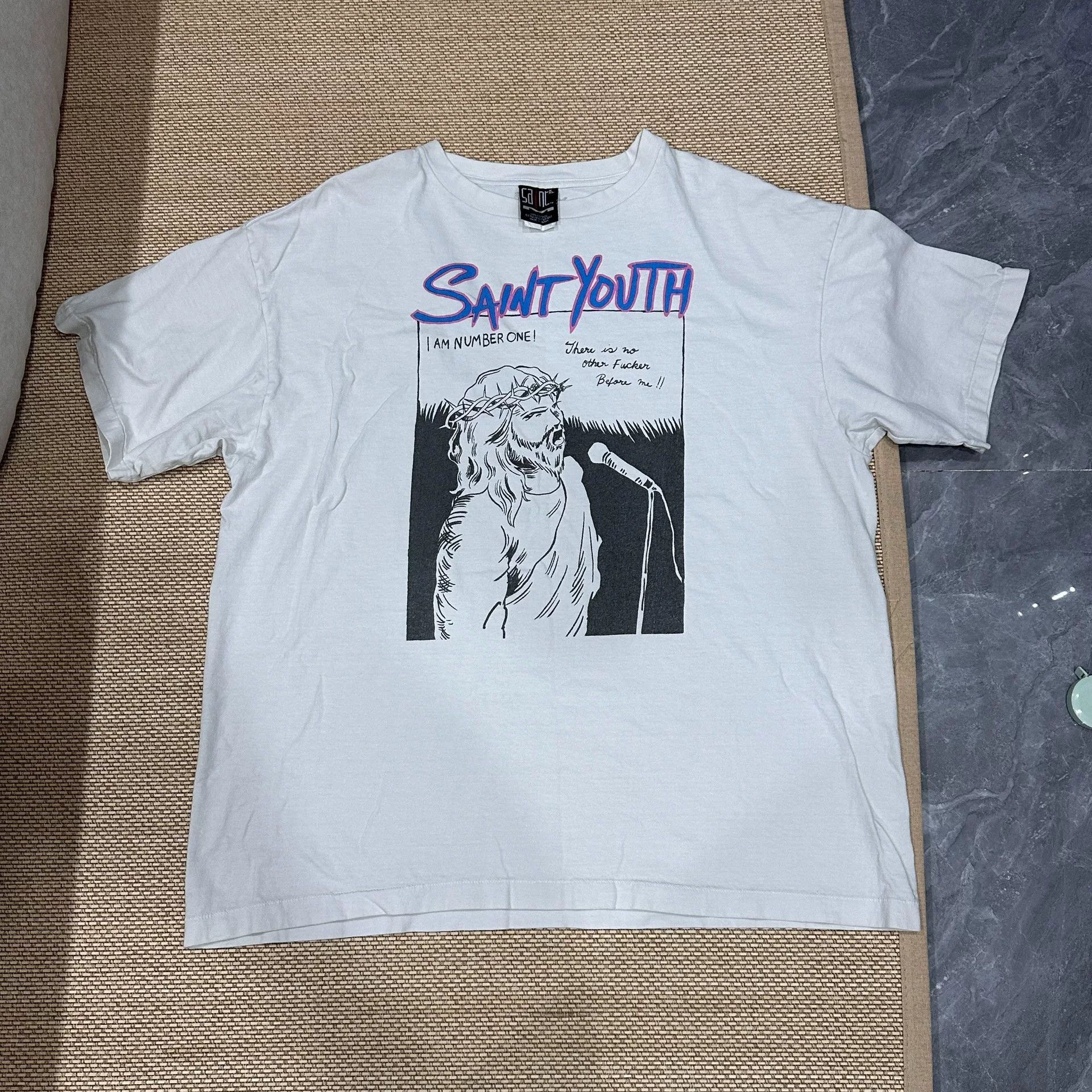 Michael Saint Michael Vintage White T Shirt Hoodie, Sweatshirt | FlexRushtees.com