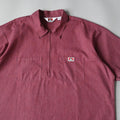Ben Davis Vtg 90s Ben Davis Halfzip Pullover Shirt Bordeux Xxl