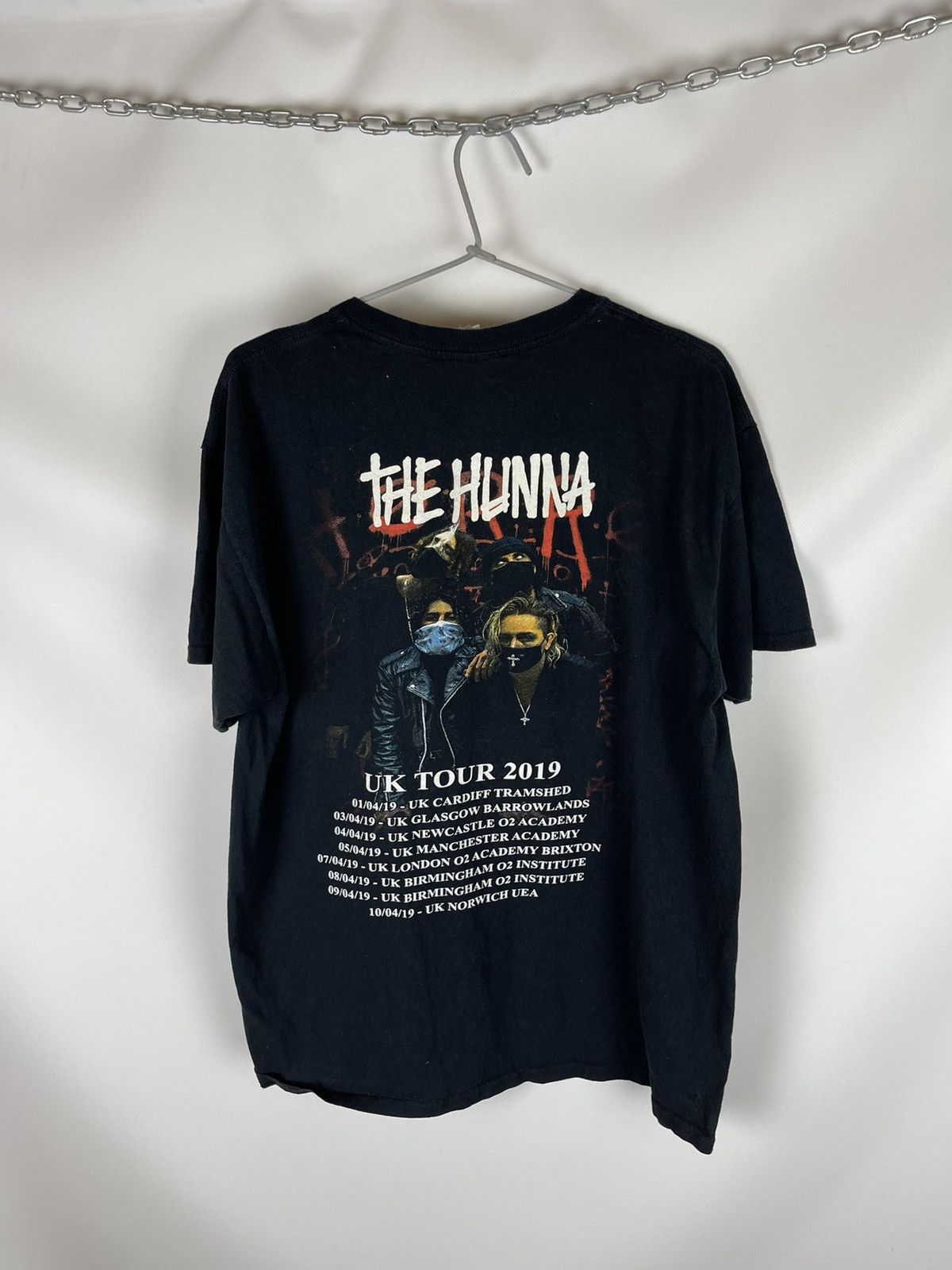 Band Tees Gildan The Hunna 2019 Uk Tour Band Tee Shirt Hoodie, Sweatshirt | FlexRushtees.com