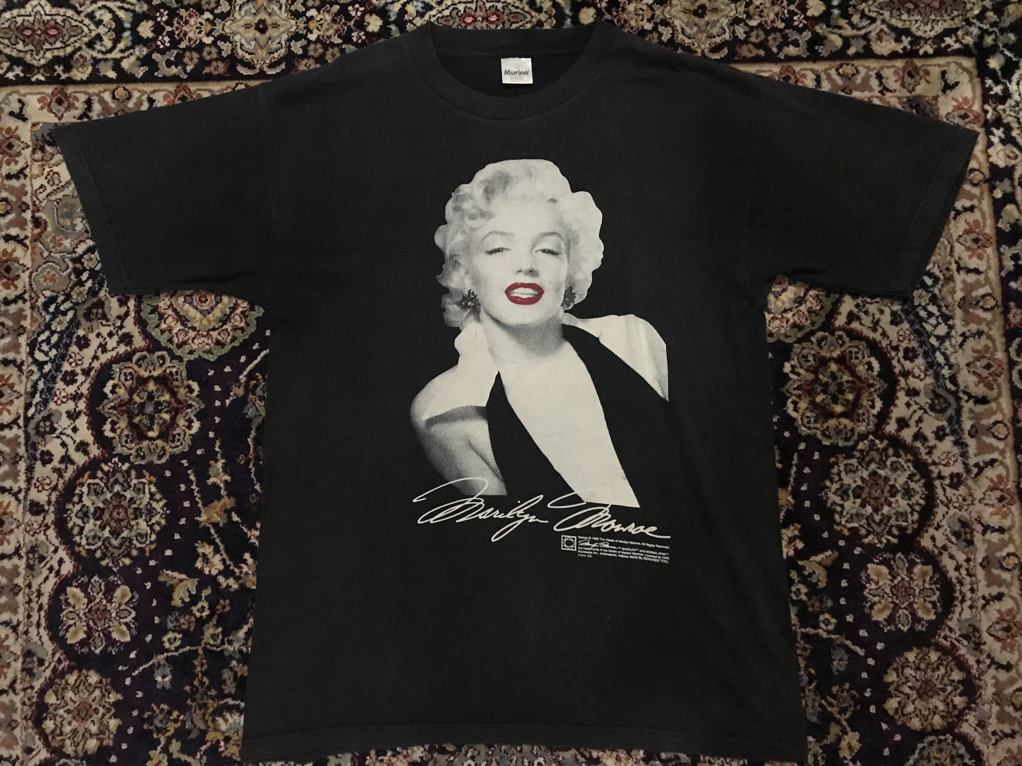 Vintage 95 Marilyn Monroe Norma Jean Ss Summer Tee Shirt