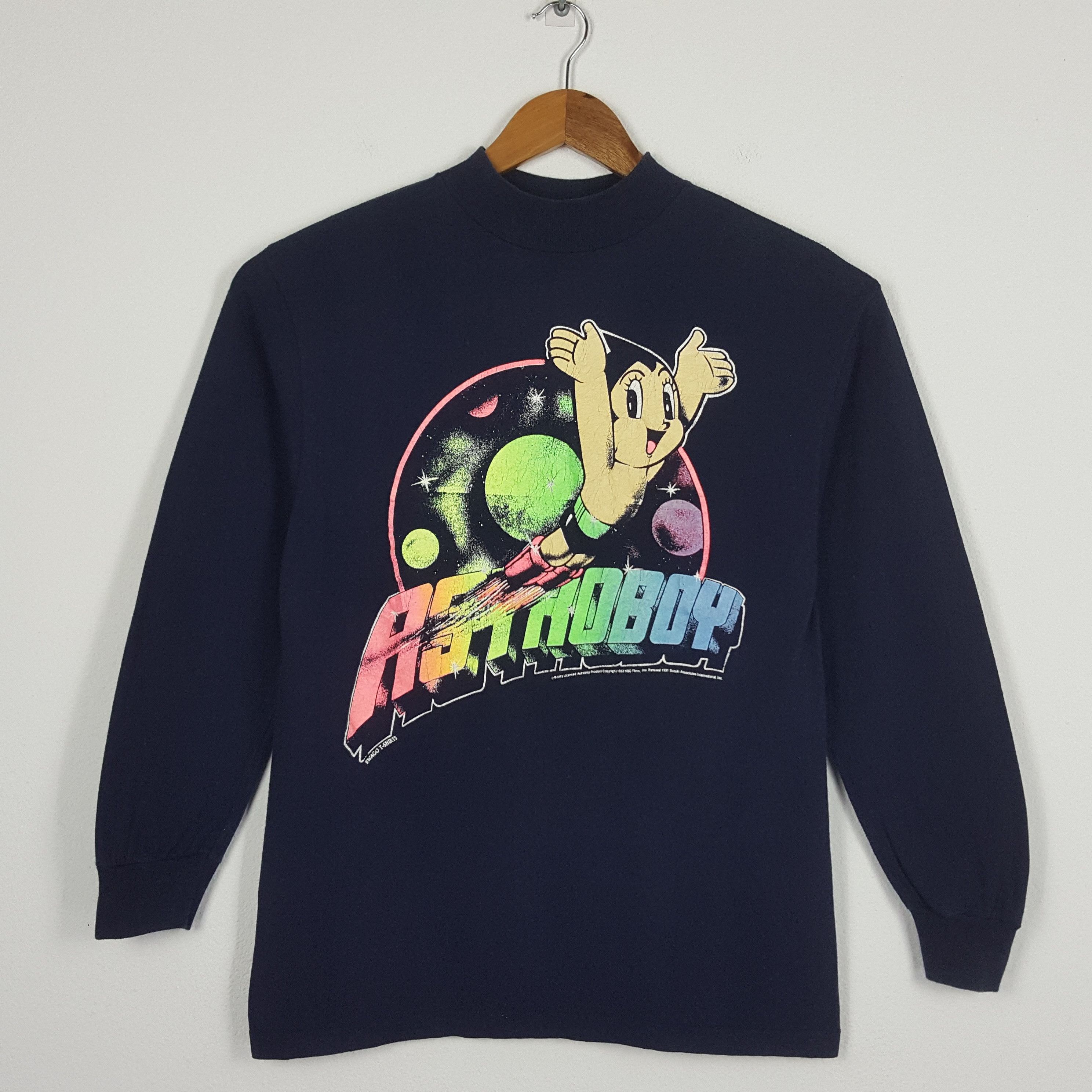 Vintage 90 S Astroboy Animated Japanese Robotics Anime Tees Hoodie, Sweatshirt | FlexRushtees.com