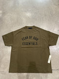 Essentials Jersey Crewneck T Shirt Olive Hoodie, Sweatshirt | FlexRushtees.com