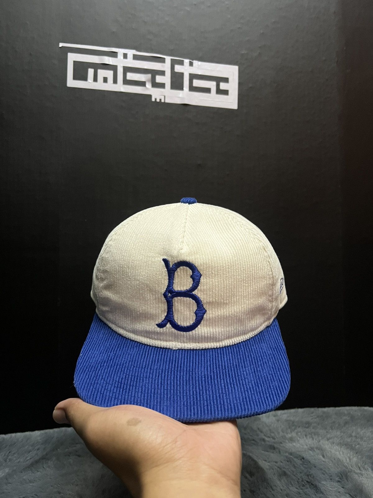 New Era Brooklyn Dodgers New Era Cooperstown Corduroy Snapback