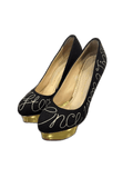 Olympia Charlotte Olympia Black Pattern Gold High Heels T-Shirts, Hoodie, Sweatshirt | AU16VibeMintTees.com