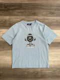 Evil Half Evil Power Blue Smiley Internal Conflict Tee Medium Hoodie, Sweatshirt | FlexRushtees.com
