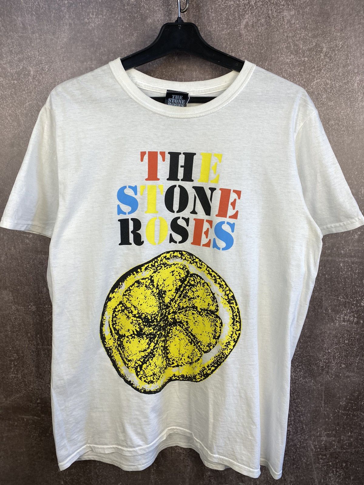 Band Tees The Stone Roses Vintage Rock Band Overprinted Tee Hoodie, Sweatshirt | FlexRushtees.com