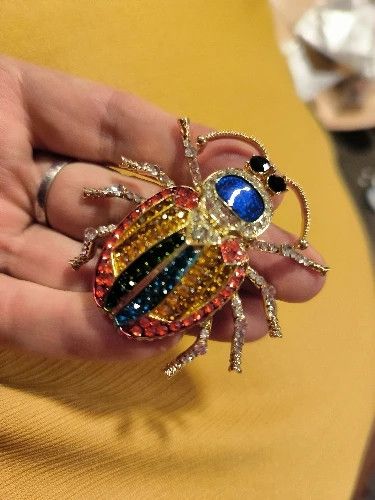 Jewelry Shining Beetle Brooch Pin Jewelry Party Gift For Her