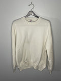 Vintage 90s Jerzees White Blank Sweatshirt