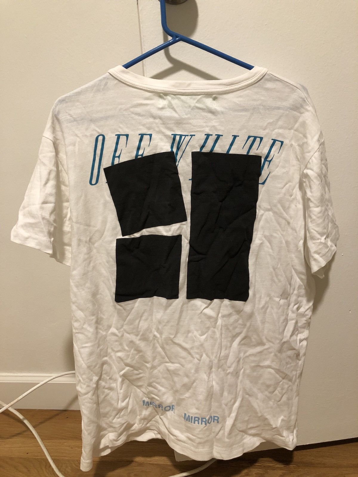 White Off White White Tee Mirror Mirror Hoodie, Sweatshirt | FlexRushtees.com