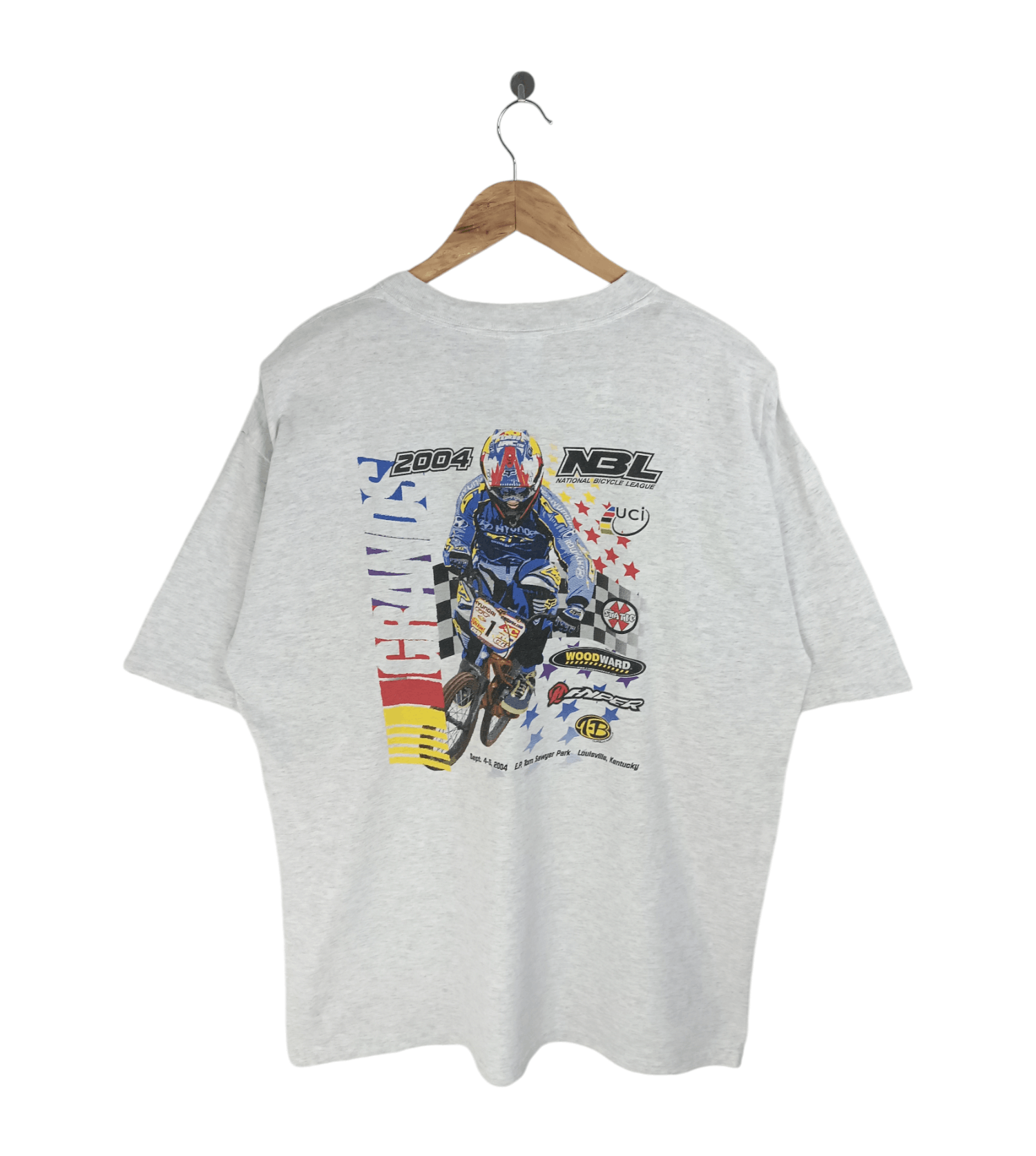 Vintage 2004 Nbl National Bicycle League Mountain Bike Tee