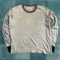 Jcpenney Vintage Penneys 60s Green Long Sleeve T Shirt Top L Rockabilly 1960s Mens Womens Unisex Adu