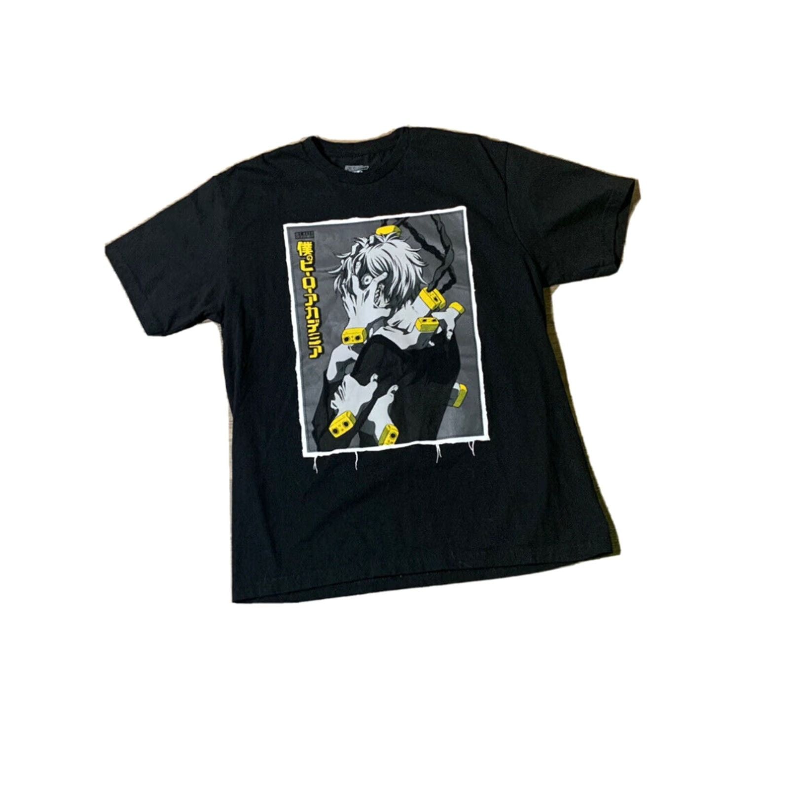 Vintage My Hero Academia Men S T Shirt Large Black Funimation Hero