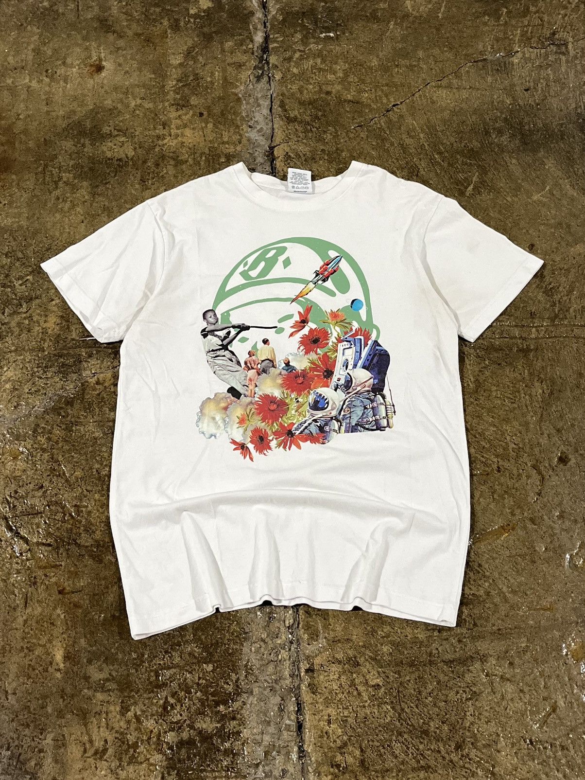 Vintage Crazy Billionaire Boys Club Astronaut Streetwear Skater Tee
