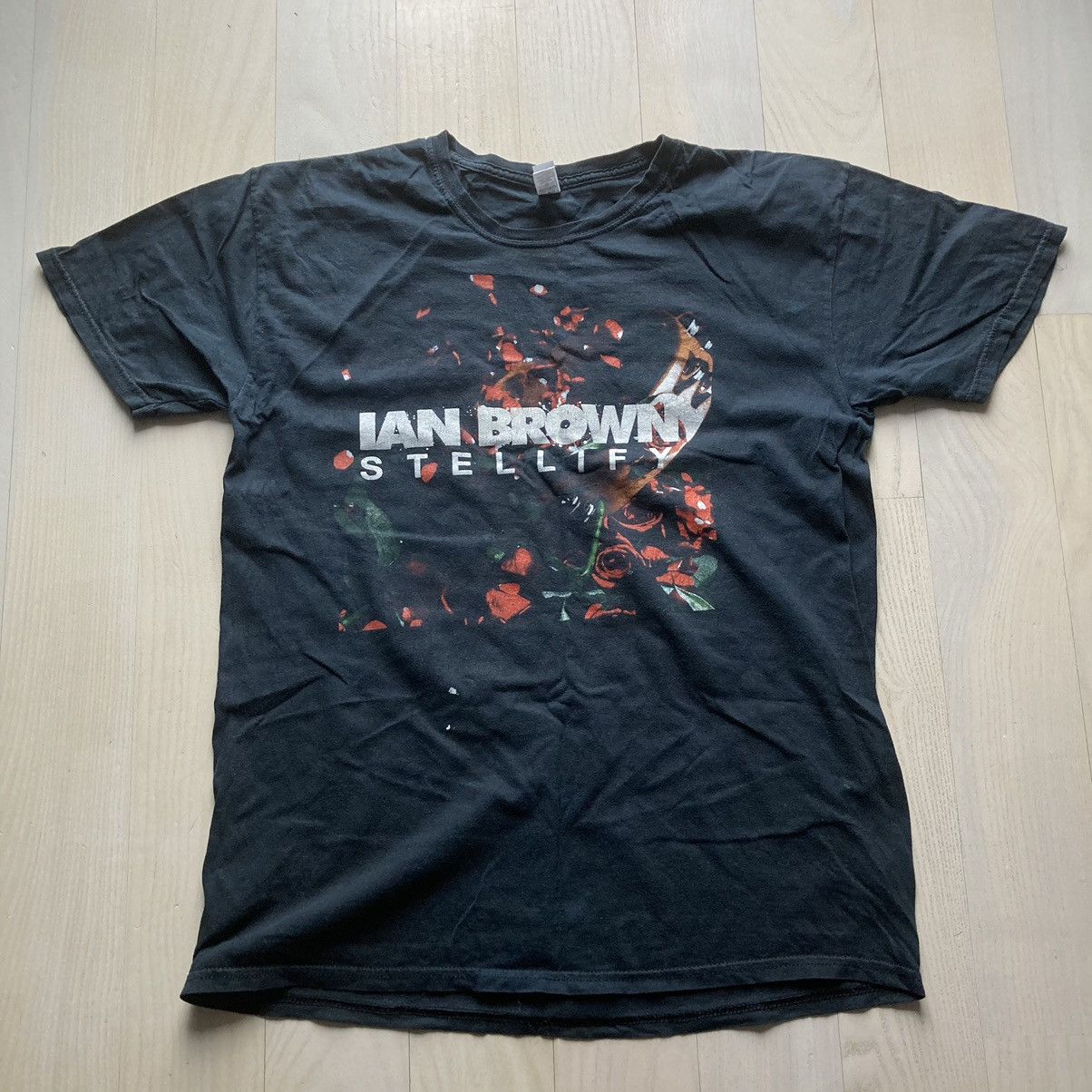 Band Tees Vintage Ian Brown The Stone Roses Stellify Tour Rock Band Hoodie, Sweatshirt | FlexRushtees.com