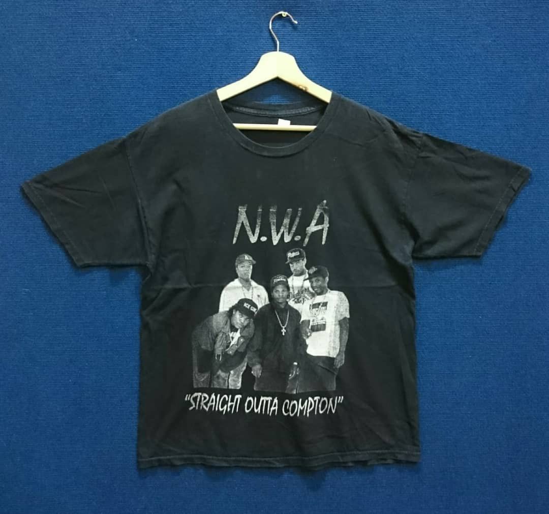 Vintage N W A Stright Outta Compton Shirt Hoodie, Sweatshirt | FlexRushtees.com