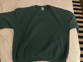 Athletic Green Russell Crewneck Sweater Sweatshirt Vintage