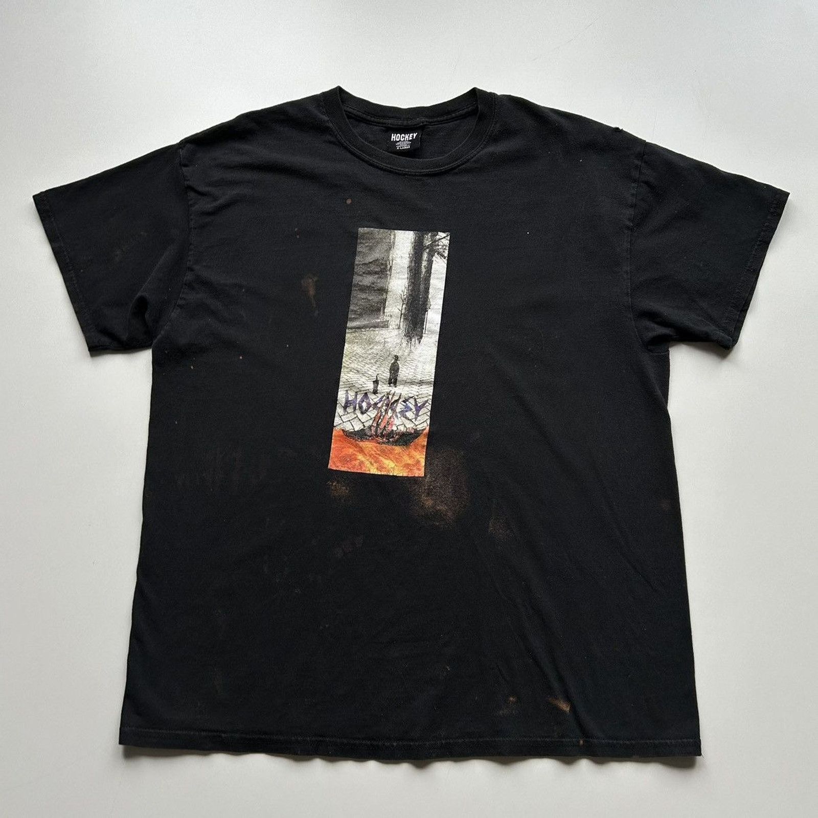 Hockey Skateboards X Vintage Vintage 2000s Hockey Skateboards Graphic T Shirt Xl R Hoodie, Sweatshirt | FlexRushtees.com