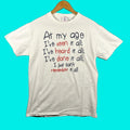 Delta Vintage 90s La Imprints Saying Comedy Funny T Shirt Delta Men M White Short Sleeve Regular Siz Hoodie, Sweatshirt