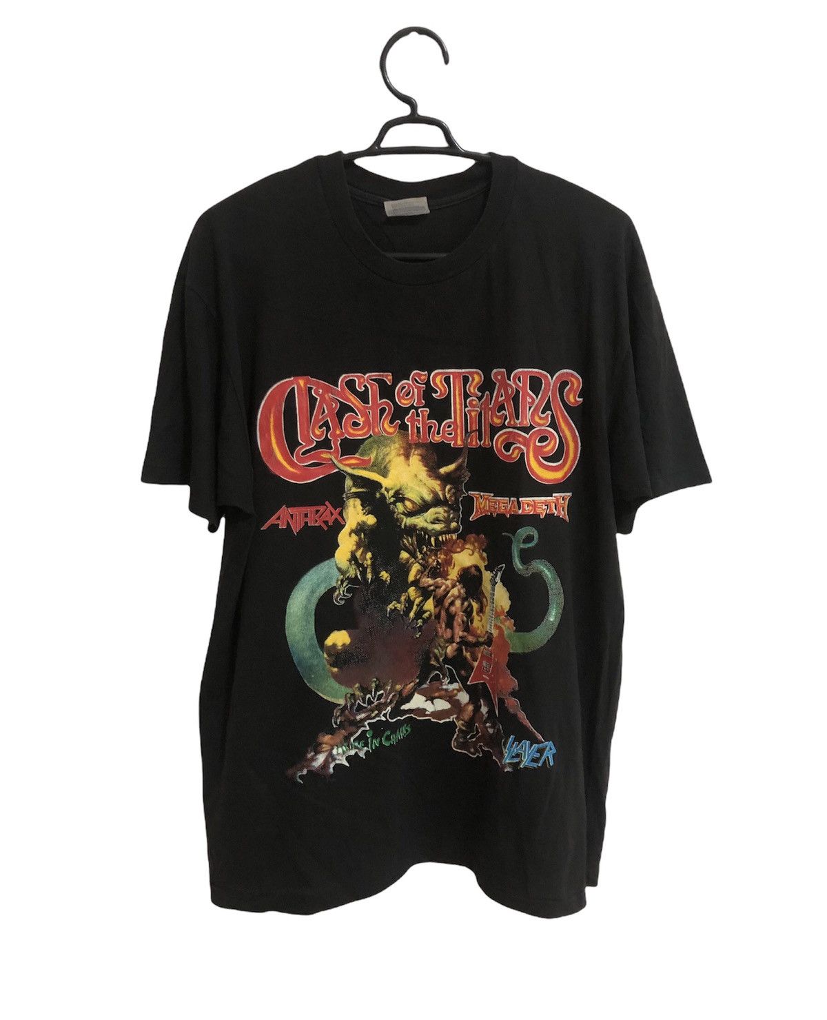 Vintage Last Drop Clash Of Titans Tour Alice In Chain Super Rare T-Shirts, Hoodie, Sweatshirt | FlexRushtees.com