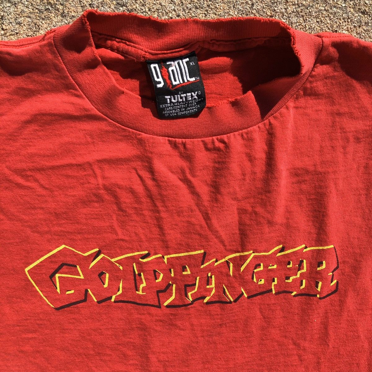 Giant X Vintage Vintage Goldfinger Hang Ups Band Tee Shirt Giant Tag Tultex