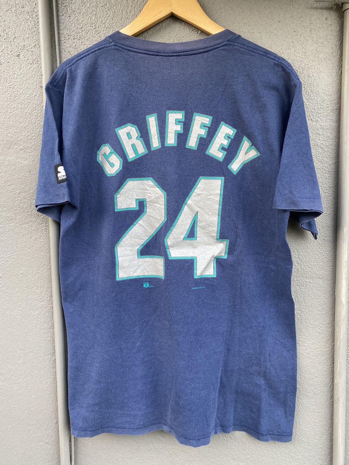 Mlb X Vintage Vintage Tee X Mlb Ken Griffey 24 Mariners 1996 Hoodie, Sweatshirt | FlexRushtees.com