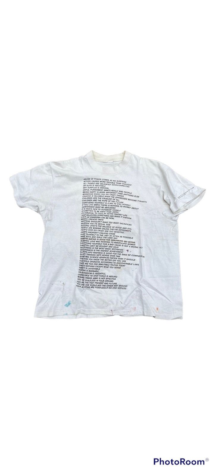 Vintage 90s Jenny Holzer Museum Art Tee T Shirt Hoodie, Sweatshirt | FlexRushtees.com