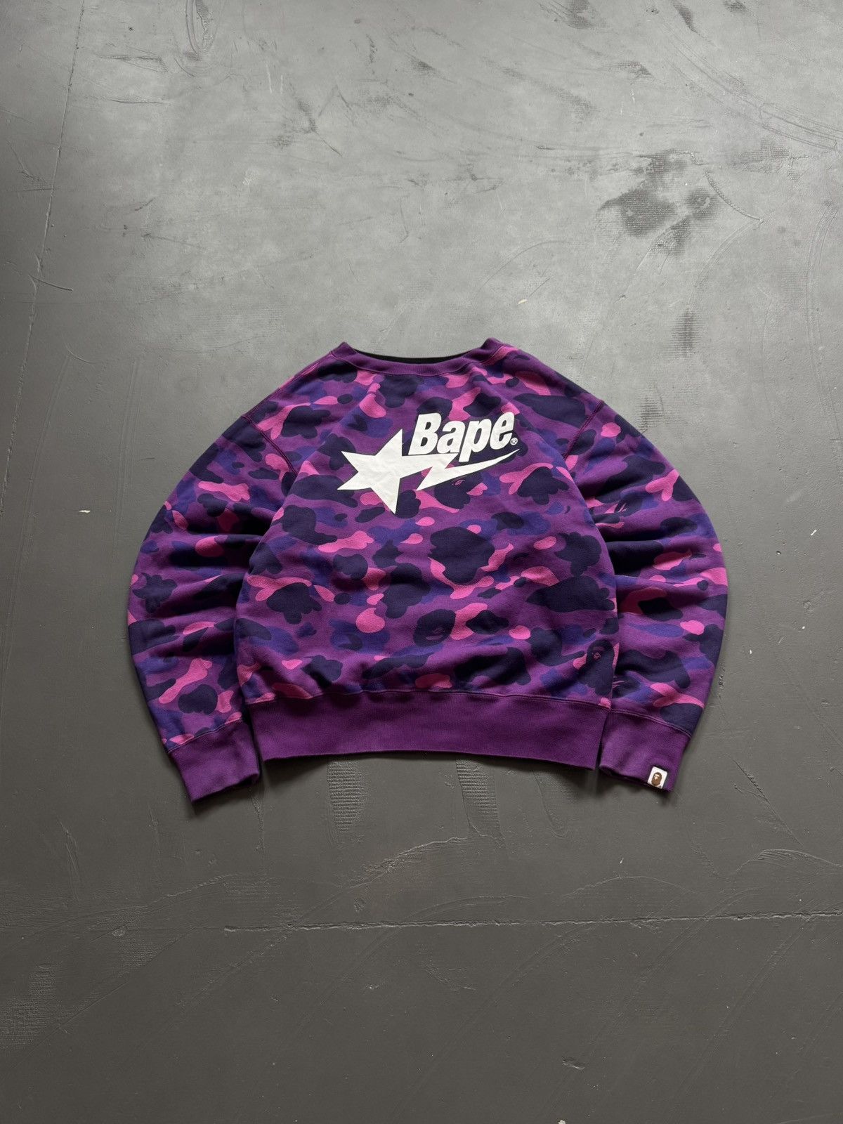 Bape A Bathing Ape Reversible Crewneck Sweatshirt T-Shirts, Hoodie | FlexRushtees.com